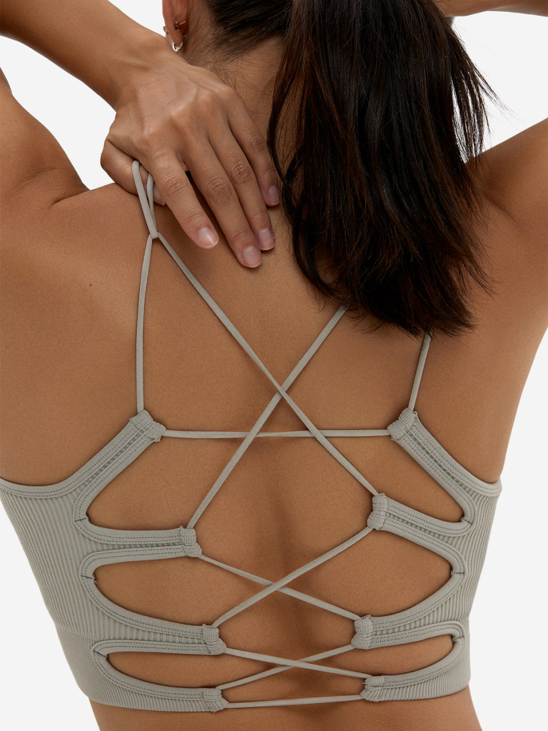 Спортивный топ Bona Fide Angel Top Opal Grey