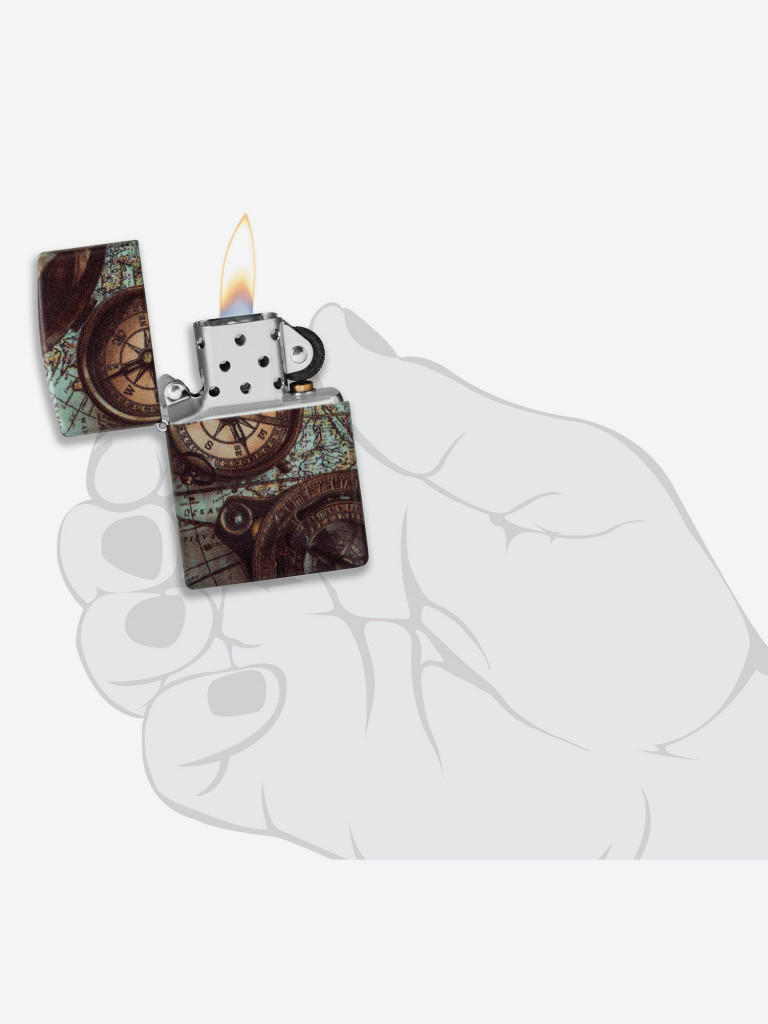 Зажигалка бензиновая ZIPPO 49916 Compass