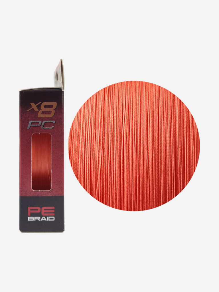 Шнур X8 PC 150м Fluo Orange 0,148мм 5,9кг/13lb