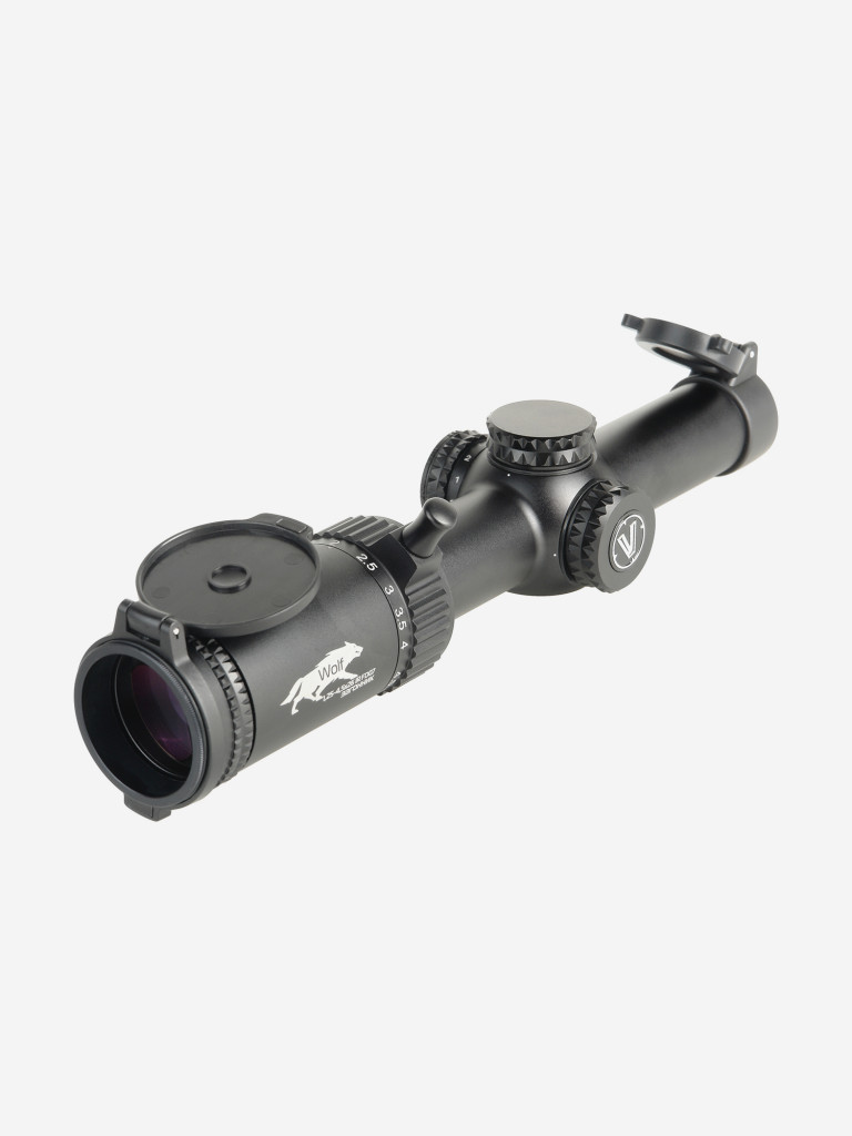 Прицел оптический Veber Wolf 1.25-4.5х26 IR FD07 Загонник