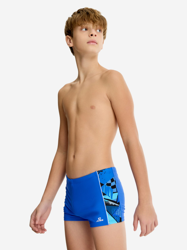 Плавки-шорты для мальчиков Joss арт. 126491 синий/черный цвет — купить за 839 руб. со скидкой 30 %, отзывы в интернет-магазине Спортмастер