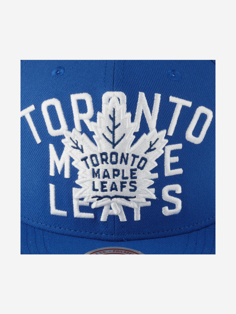 Бейсболка с прямым козырьком MITCHELL NESS HHSS7645-TMLYYPPPBLUE Toronto Maple Leafs NHL (синий)