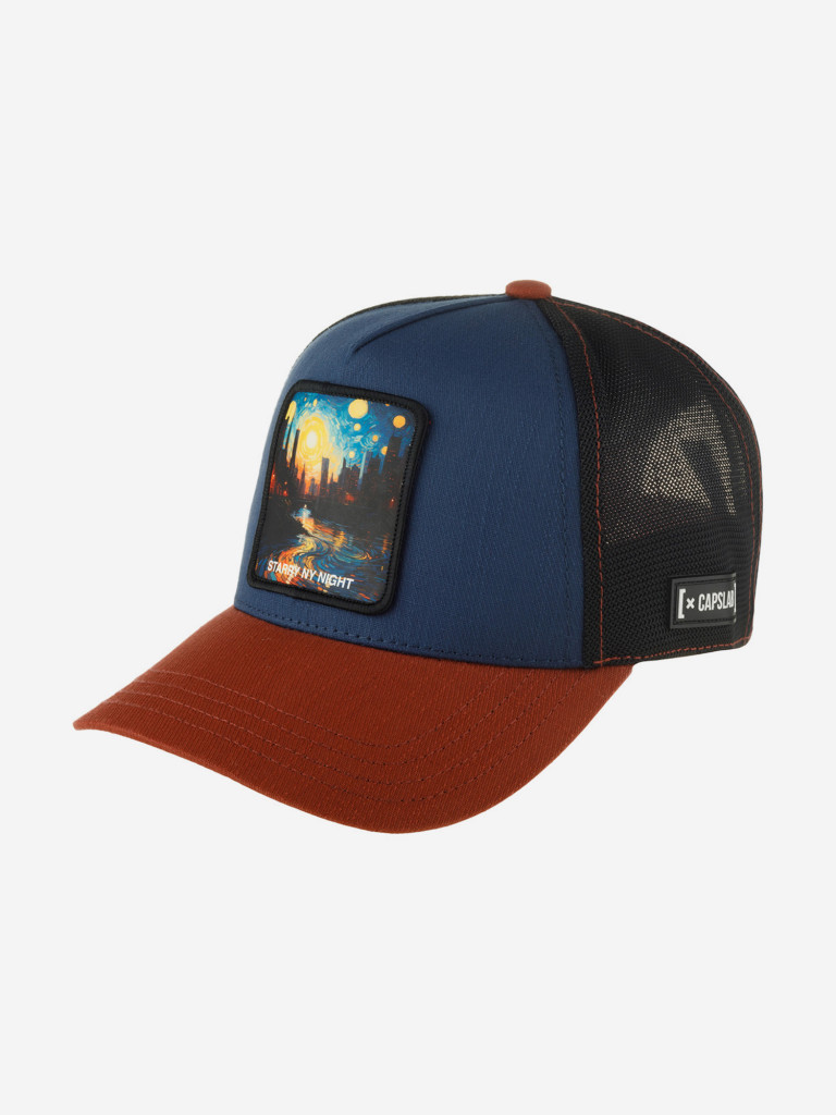 Бейсболка с сеточкой CAPSLAB CL/ART/1/PCT/STAR Premium Starry NY night