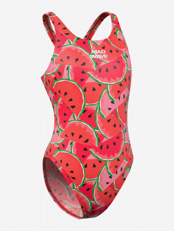 Юниорский купальник спортивный антихлор Mad Wave Lada Junior PBT H9