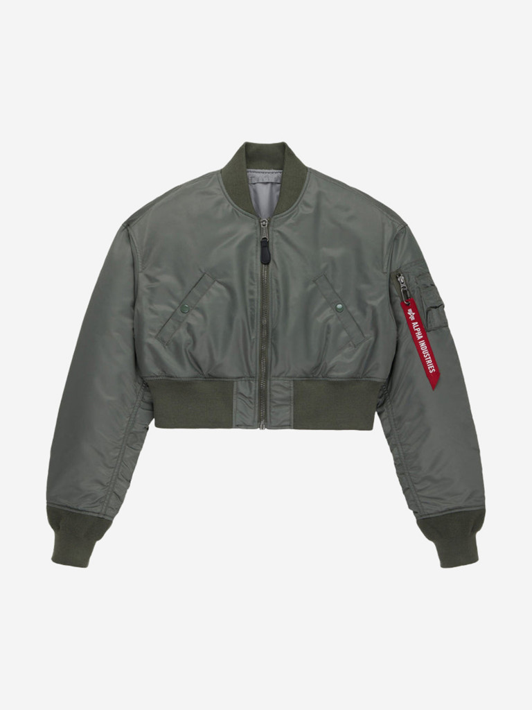 Бомбер утепленный женский Cropped MA-1 Alpha Industries