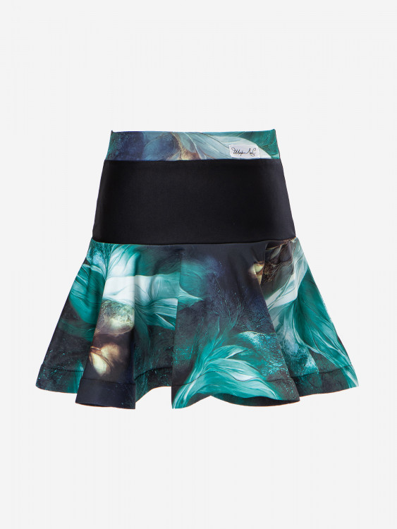 Юбка детская для танцев ШарЛиС для девочки Flame green