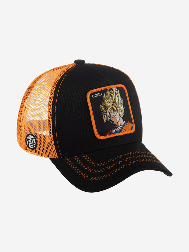 Бейсболка с сеточкой CAPSLAB CL/DBZ/1/GO3 Dragon Ball Goku Saiyan (черный)