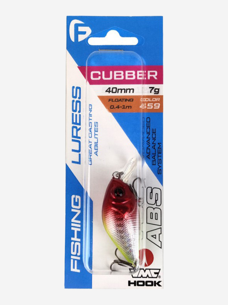 Воблер Cubber 40F 40мм 7г 0,4-1,0м 459 Плавающий