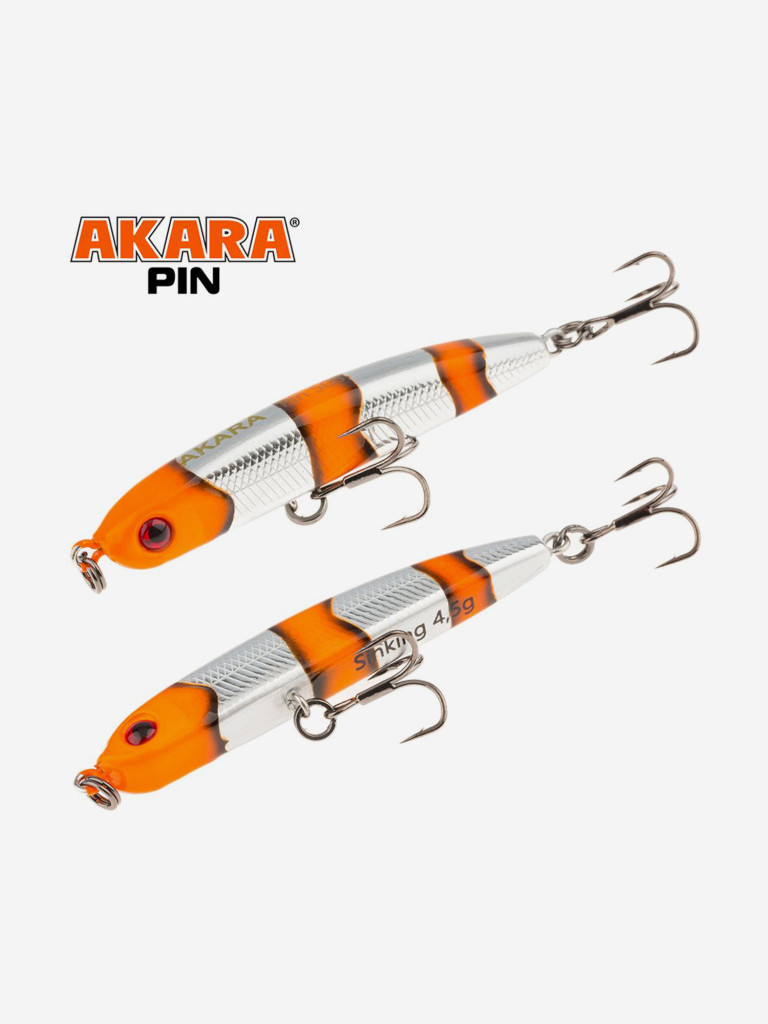 Воблер Akara Pin 50S стикбейт тонущий на окуня, жереха 4,5гр A-71