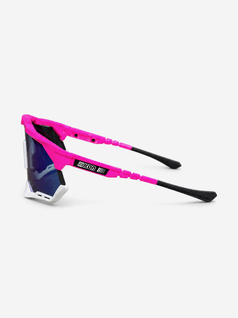 Очки спортивные Scicon AeroShade XL оправа Pink Fluo линза SCNPP Multimirror Blue + Pink
