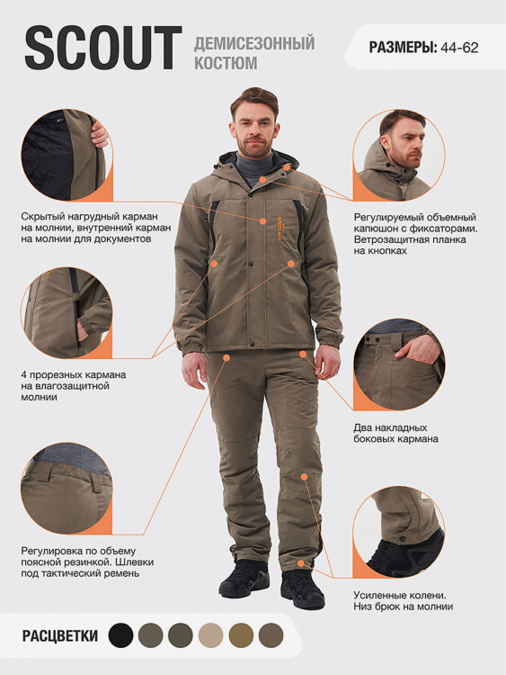 Костюм SCOUT KAURY демисезонный мужской