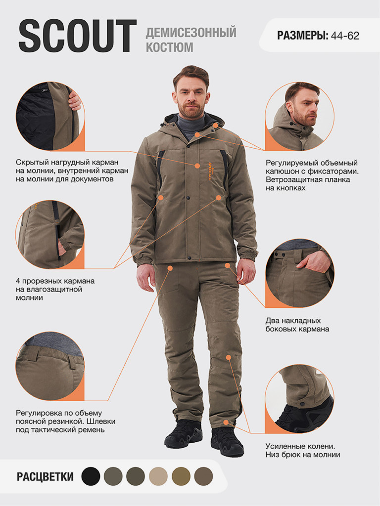 Костюм SCOUT KAURY демисезонный мужской