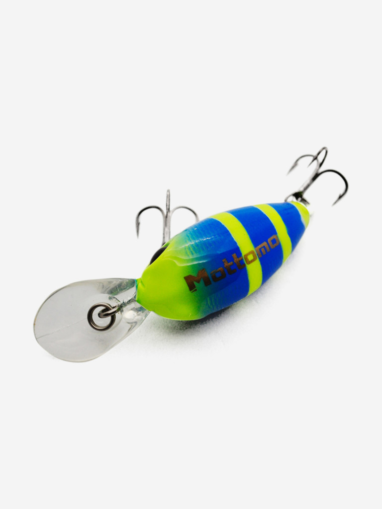 Воблер Mottomo Stalker DR 32F 3g Blue Chartreuse