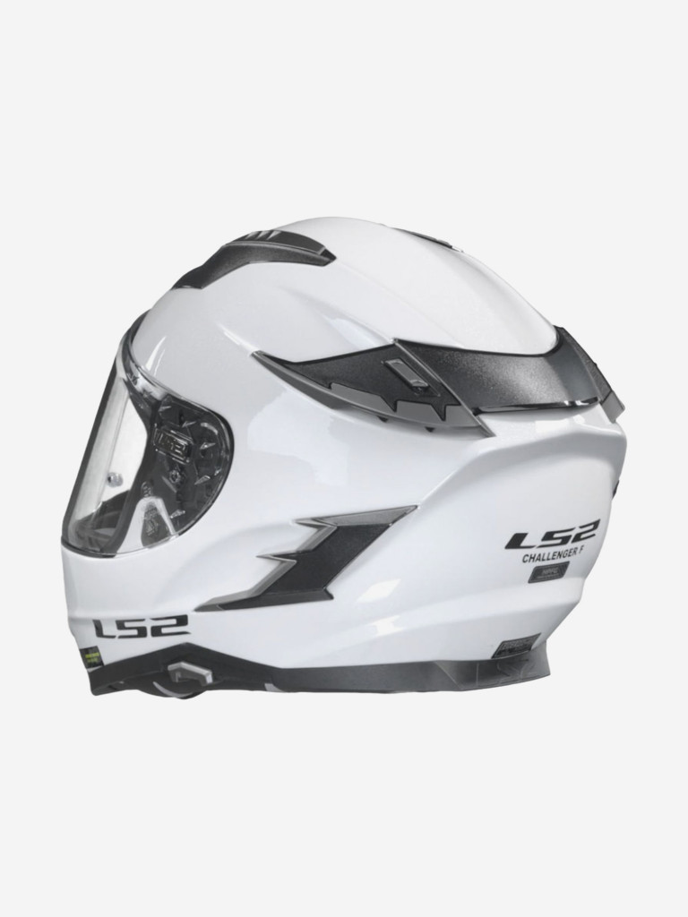 Мотошлем FF327 CHALLENGER SOLID LS2 (белый глянцевый)