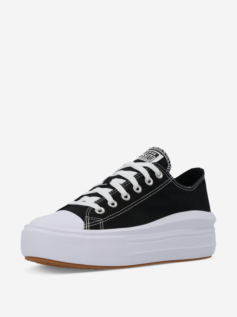 фото Кеды женские converse chuck taylor all star move, черный