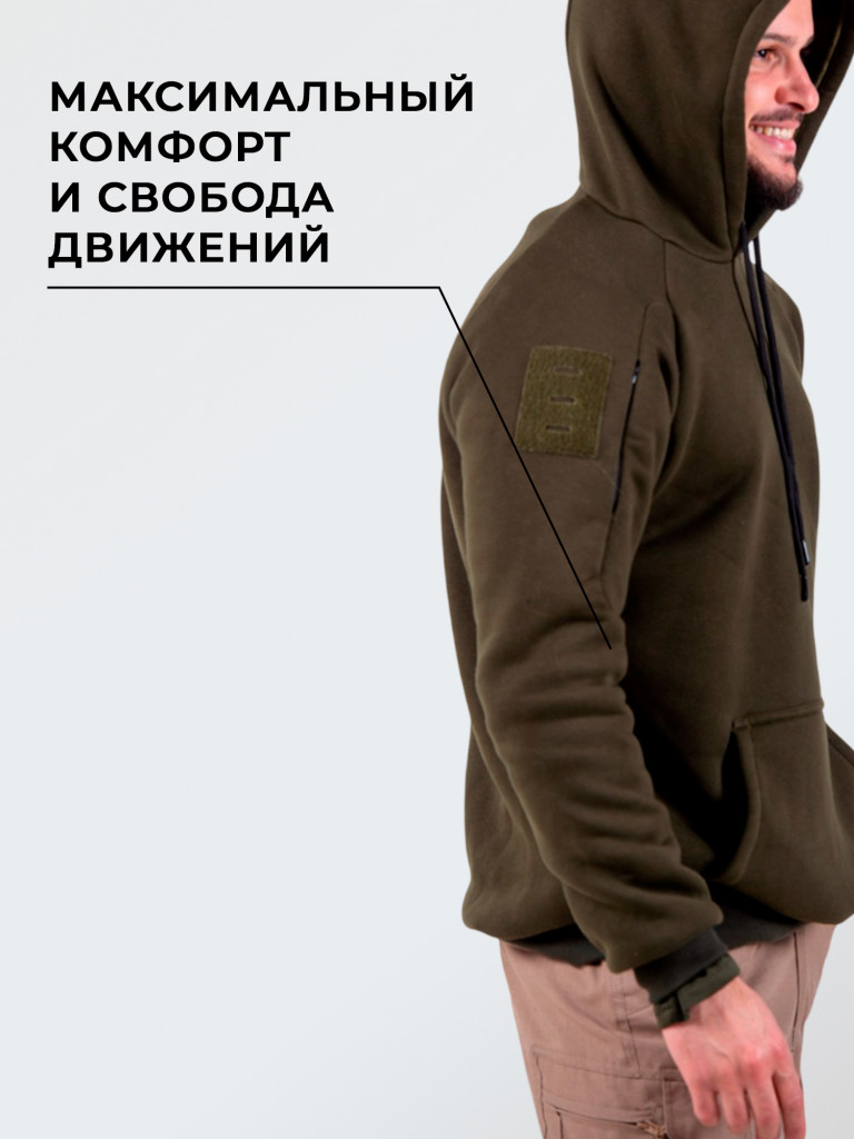 Худи для охоты и рыбалки Black Rams HBR-001 Хаки XXL