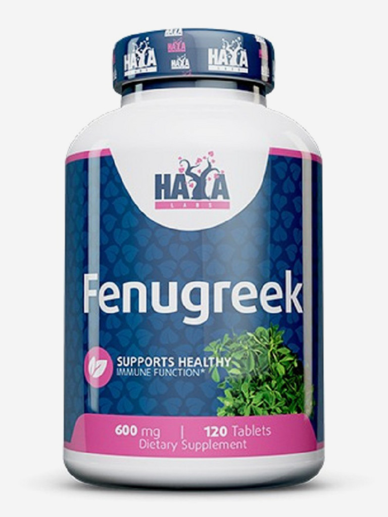 Fenugreek HAYA LABS пажитник 600 мг 120 таблеток