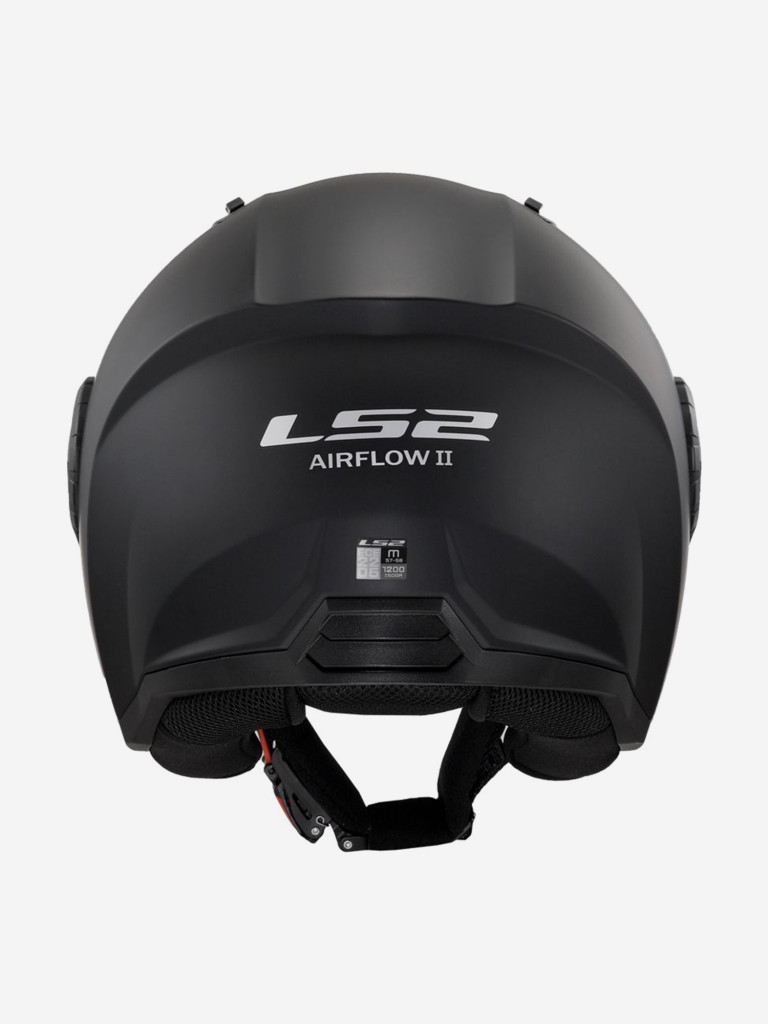 Мотошлем LS2 OF616 Airflow II Solid (черный матовый, Matt Black)