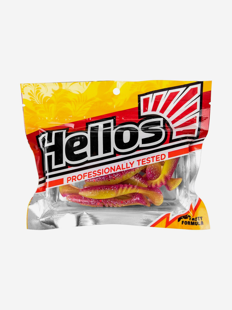 Мягкая приманка Helios Slash, 2,64'' / 6,7 см, Fio & Acid lemon, 10 шт (HS-19-027)