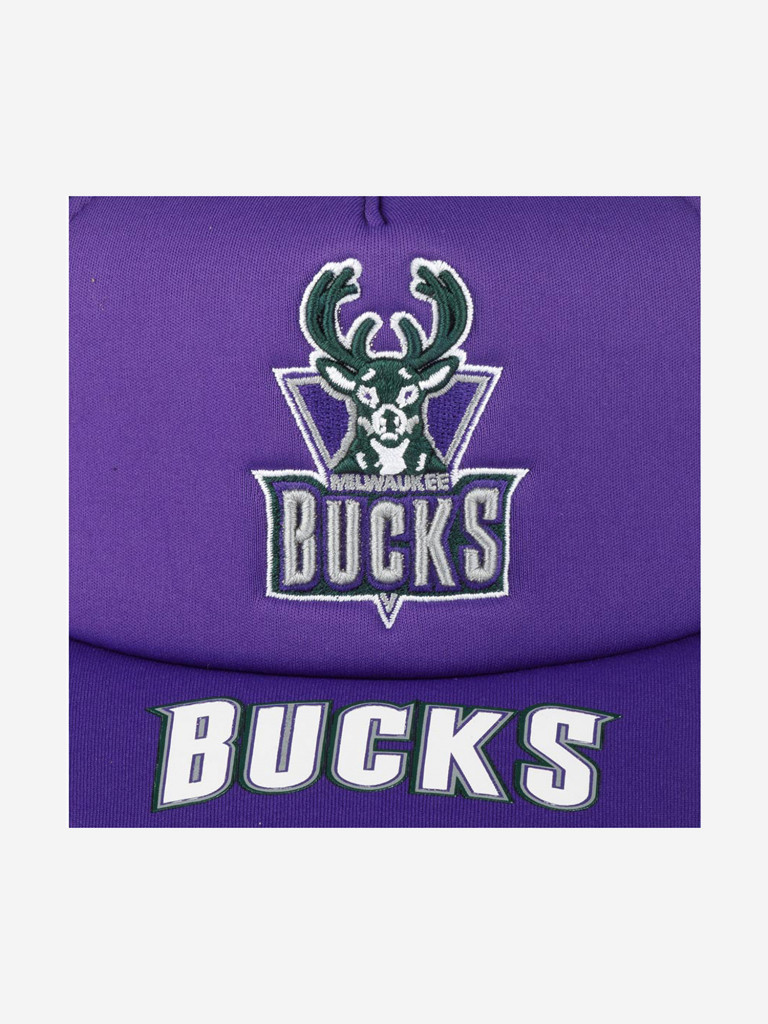 Бейсболка с сеточкой MITCHELL NESS 5HSSSH22020-MBUPURP Milwaukee Bucks MLB (фиолетовый)