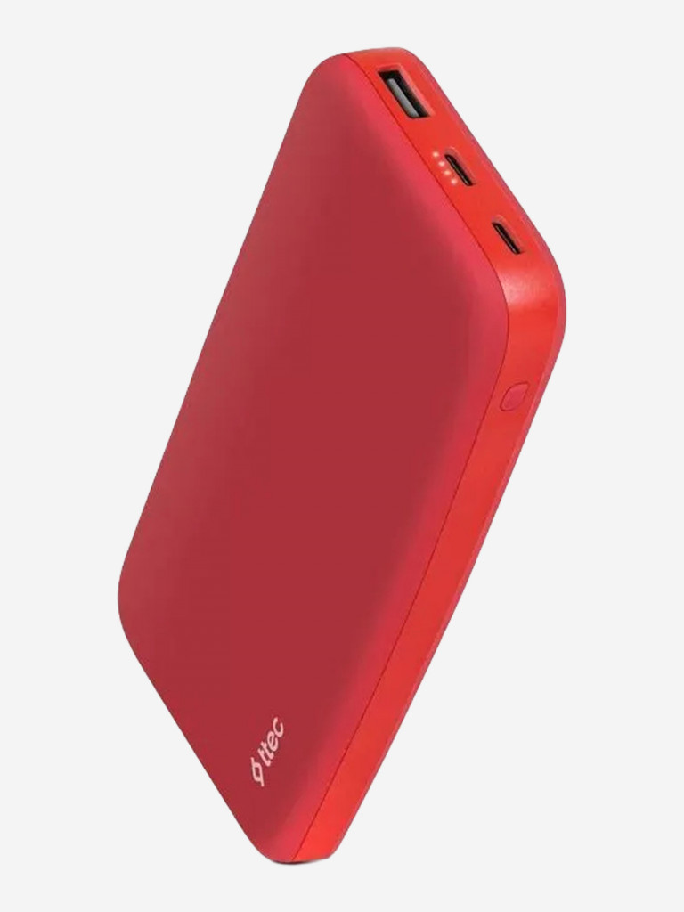 Внешний аккумулятор TTEC ChargeUp 10000mAh Powerbank. Цвет: красный