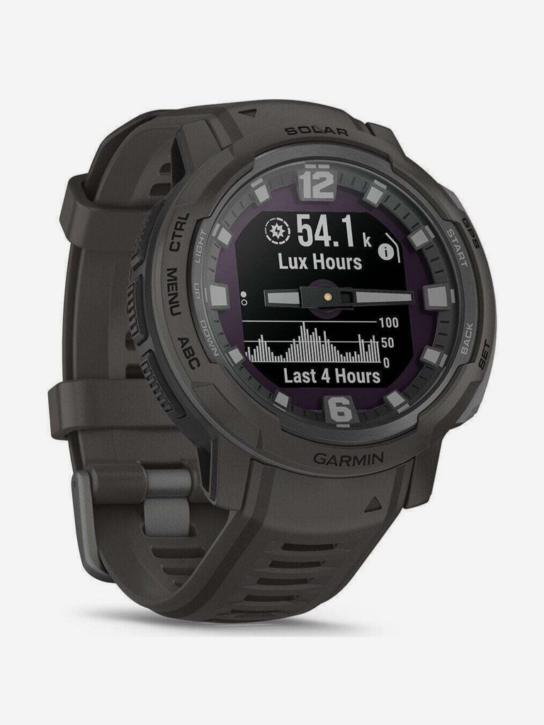 Спортивные наручные часы Garmin Instinct Crossover Solar Graphite