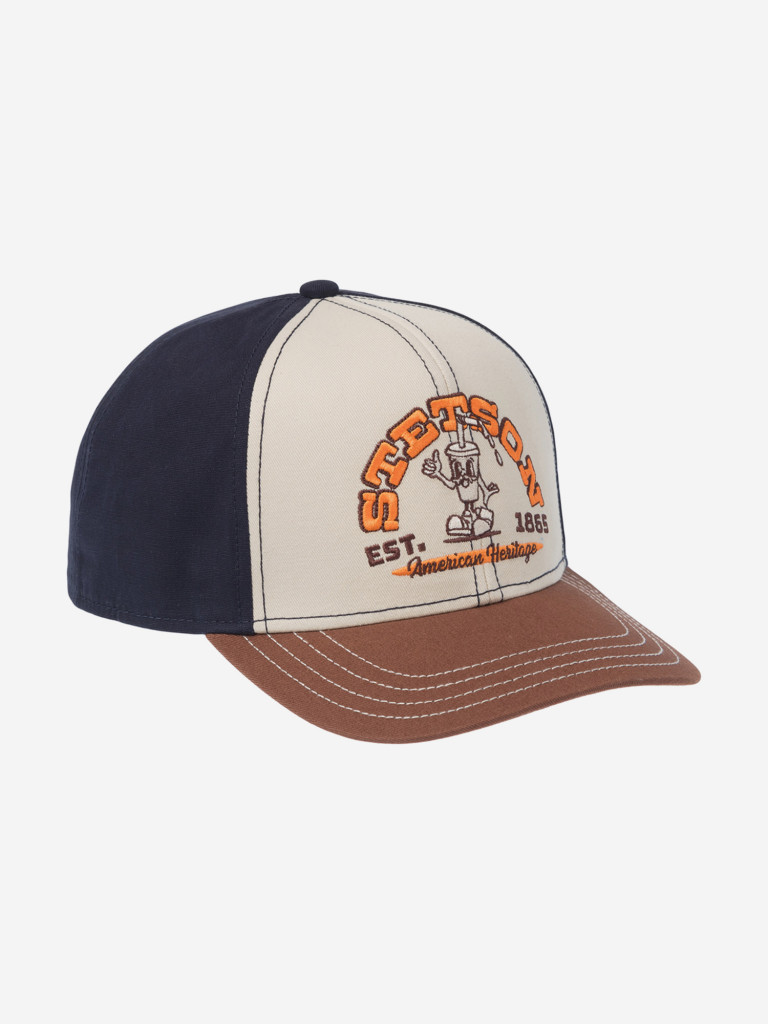 Бейсболка STETSON 7771115 BASEBALL CAP WALKING DRINK