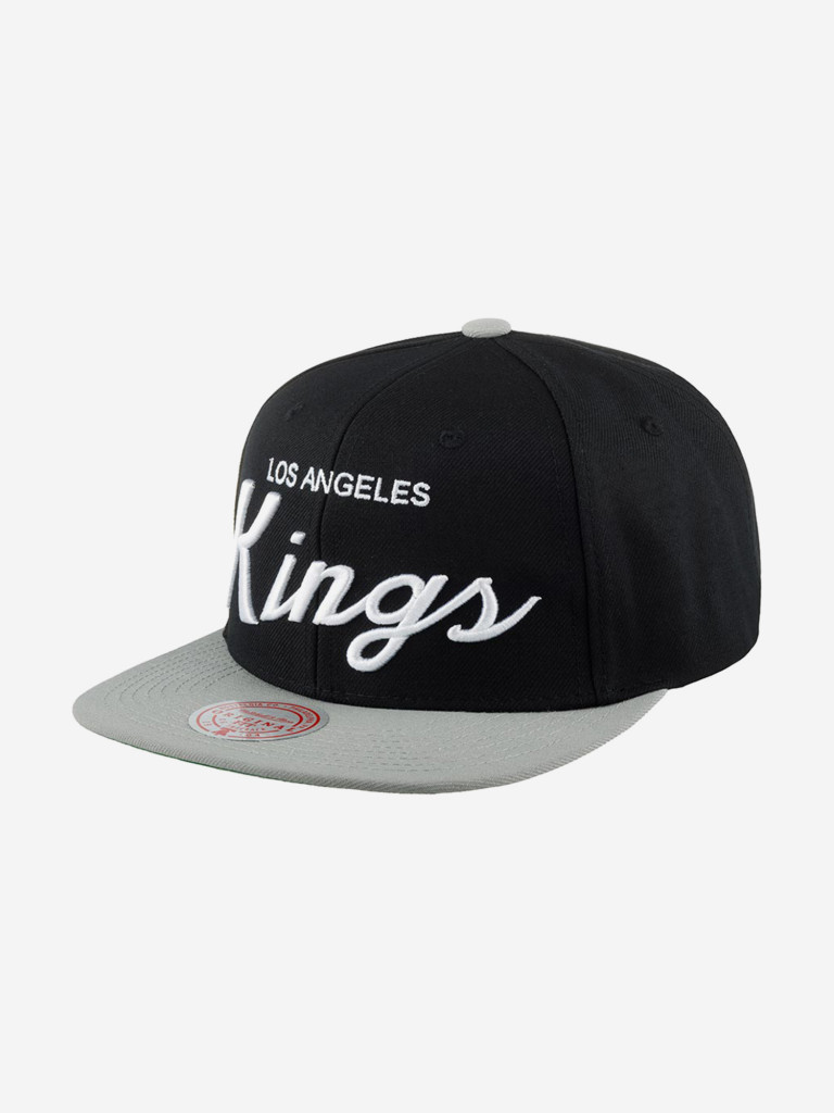Бейсболка с прямым козырьком MITCHELL NESS 6HSSSH22086-LAKBLCK Los Angeles Kings NHL