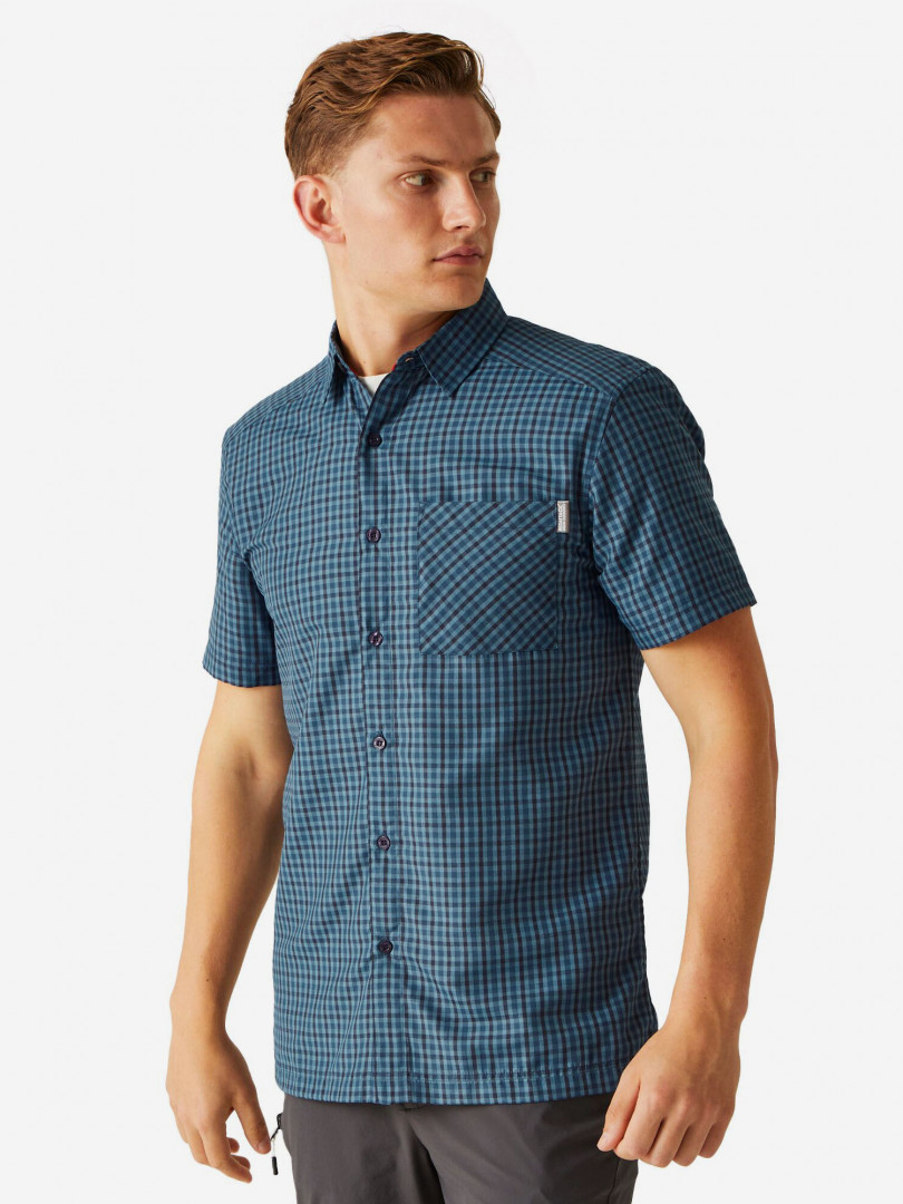 Рубашка с коротким рукавом мужская Regatta Kalambo, Синий