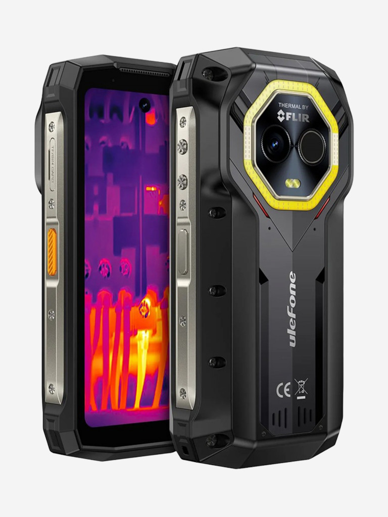 Смартфон Ulefone Armor Mini 20T Pro 8+256 Black, 4.7”, 90Hz, HD+, MTK6300, 5G, And14, 50+FLIR, 32MP, 6200mAh