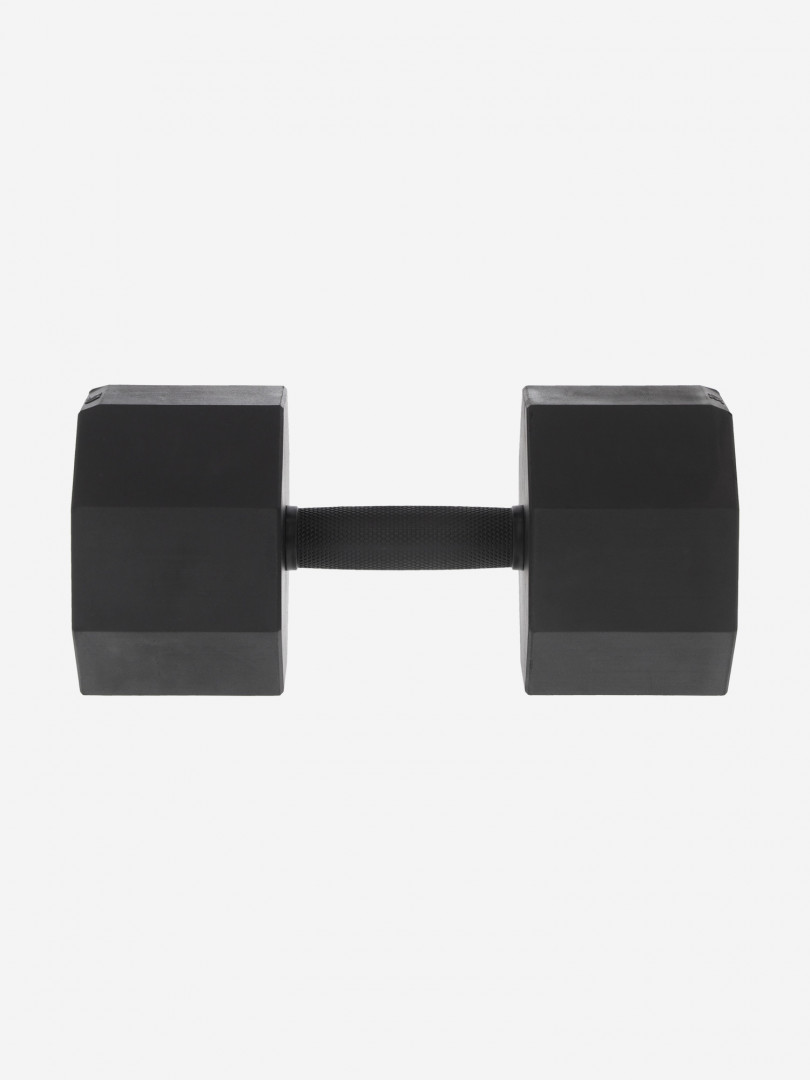 фото Гантель гексагональная обрезиненная athlex, 30 кг, черный