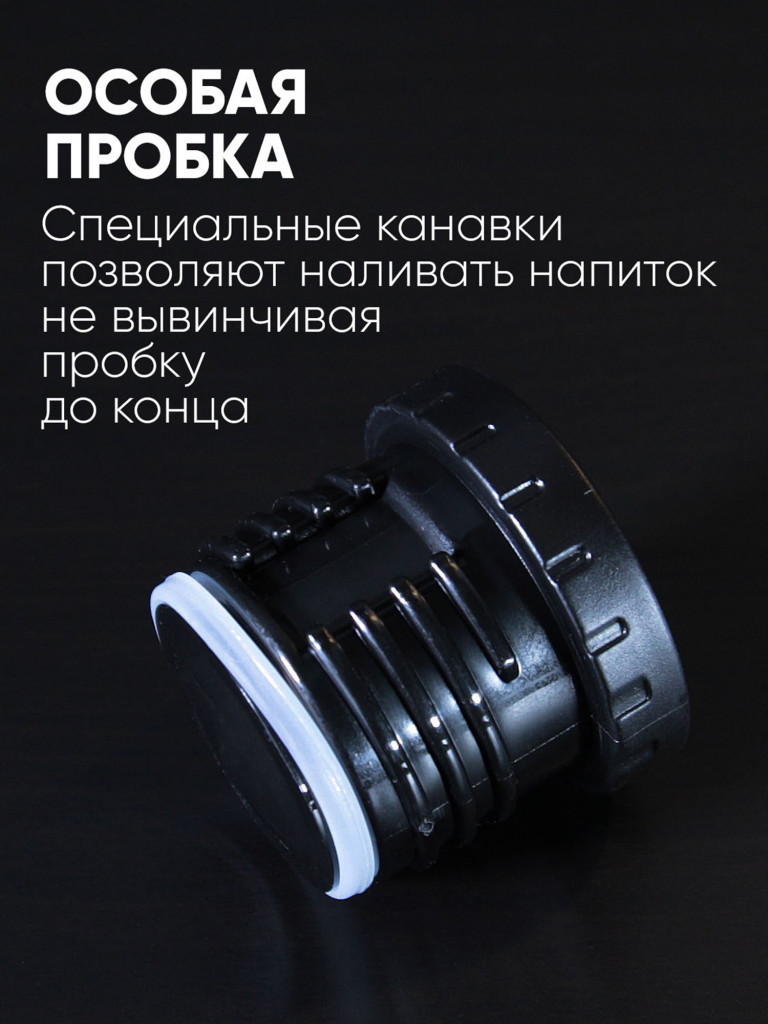 Термос LP Thermoproducts Outdoor 1 л, темно-зеленый