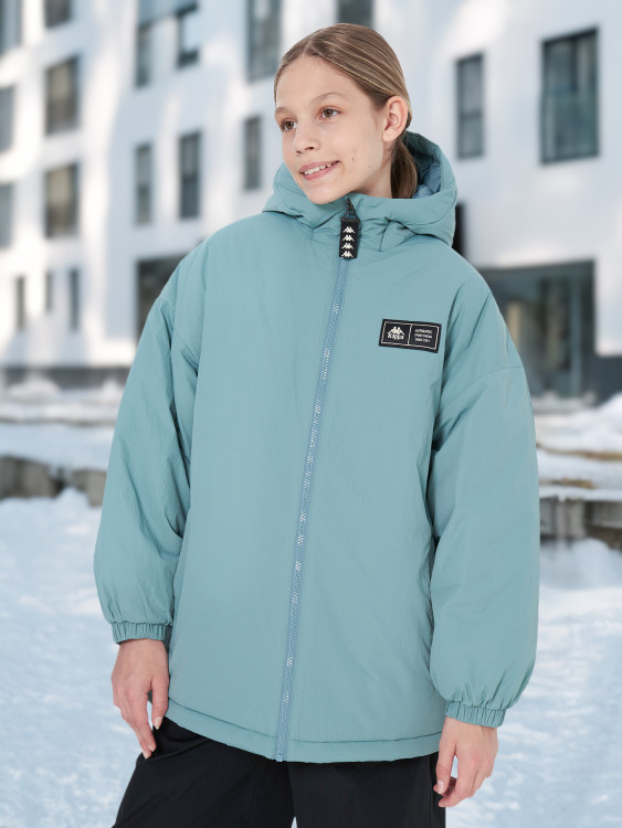 Куртка утепленная для девочек оверсайз Kappa