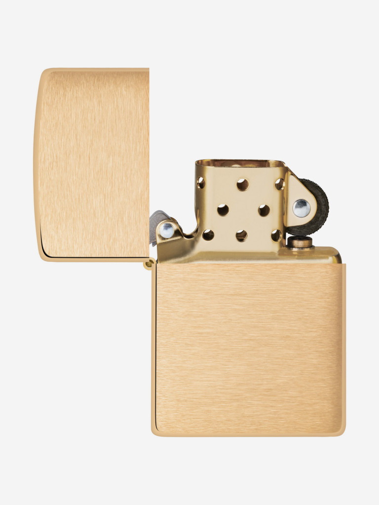 Зажигалка бензиновая ZIPPO 168 Armor Brushed Brass
