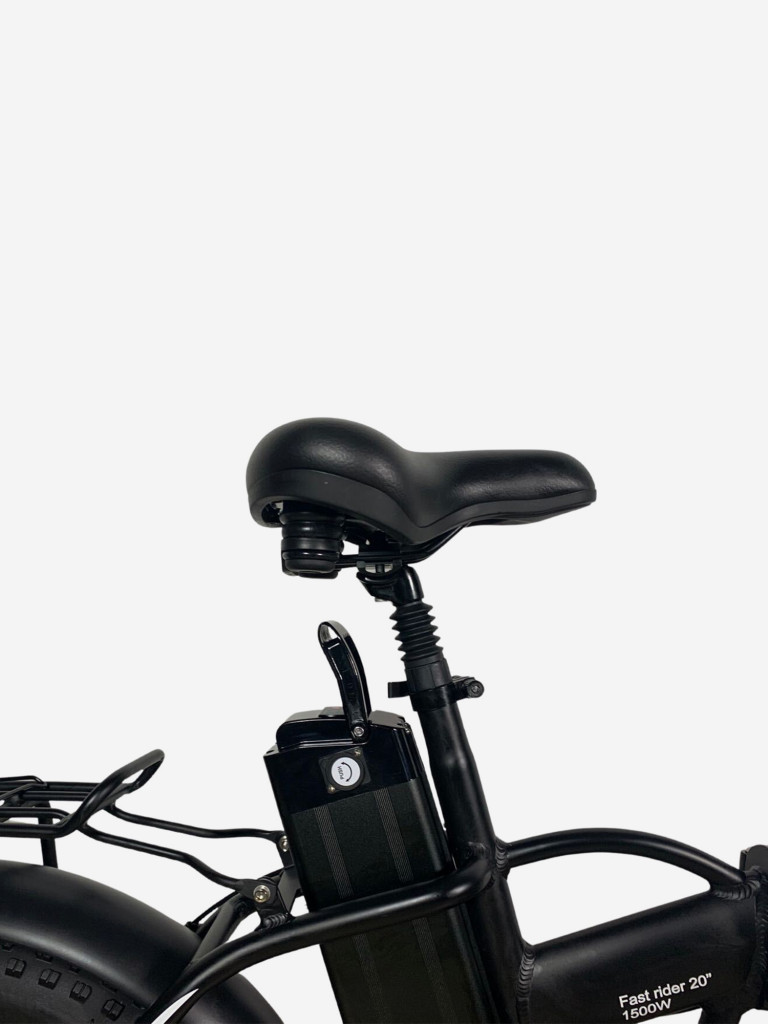 Электровелосипед OxyVolt Fast rider 20" 1500 Вт v. 2, 48В, 18Ач, фэтбайк, складной, гидравлика, графит