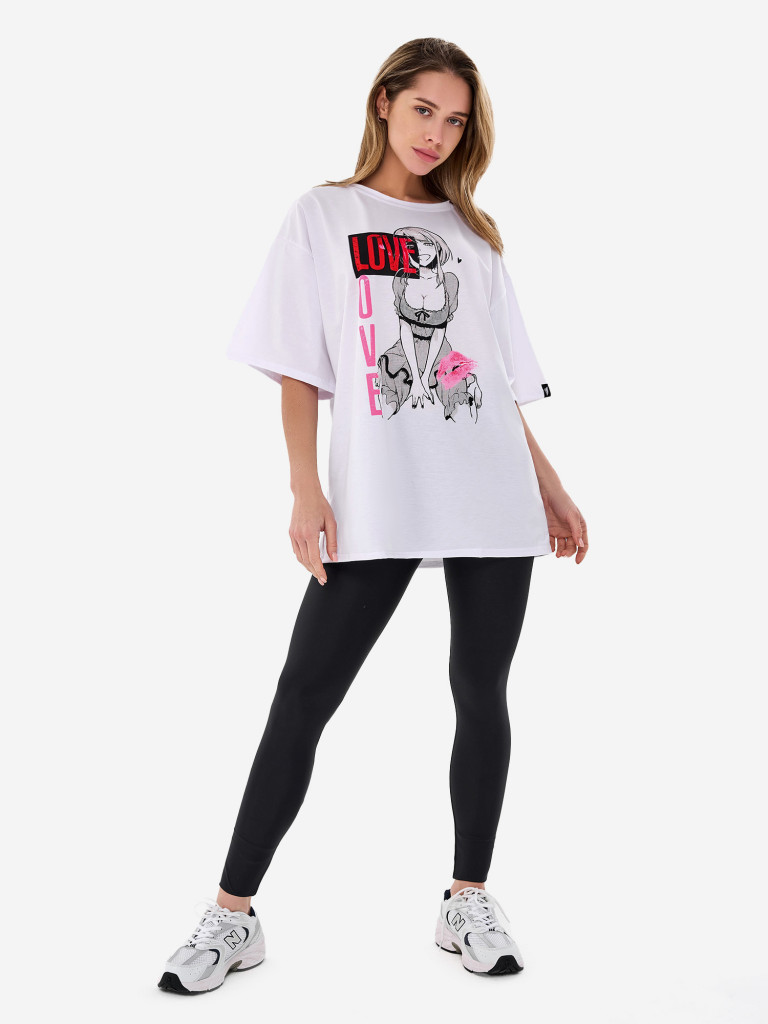 Футболка женская Bona Fashion OVERSIZE T-shirt Anime 