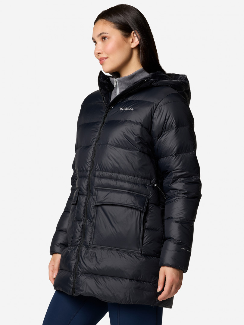 Пуховик женский Columbia Harmony Falls Mid Down Jacket 30959350299 Черный, размер 44,52, 54,48,50, фото 5