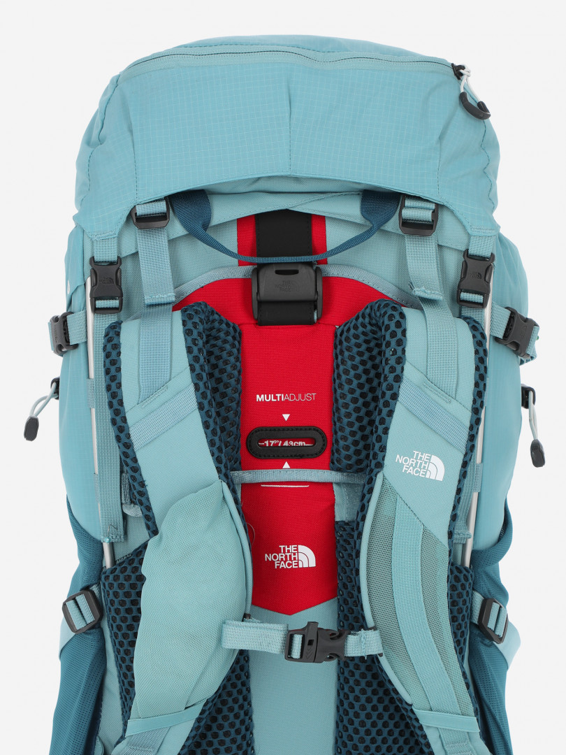 фото Рюкзак женский the north face trail lite, 50 л, голубой