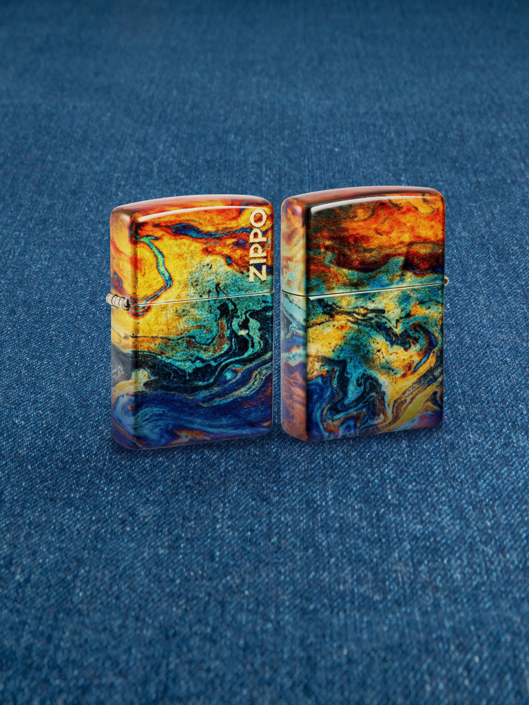 Зажигалка бензиновая ZIPPO 48778 Colorful Logo