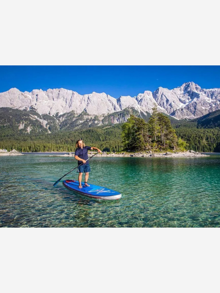 Сапборд надувной двухслойный Starboard iGO Deluxe DC 11.2х31+х6, 340x79x15 см