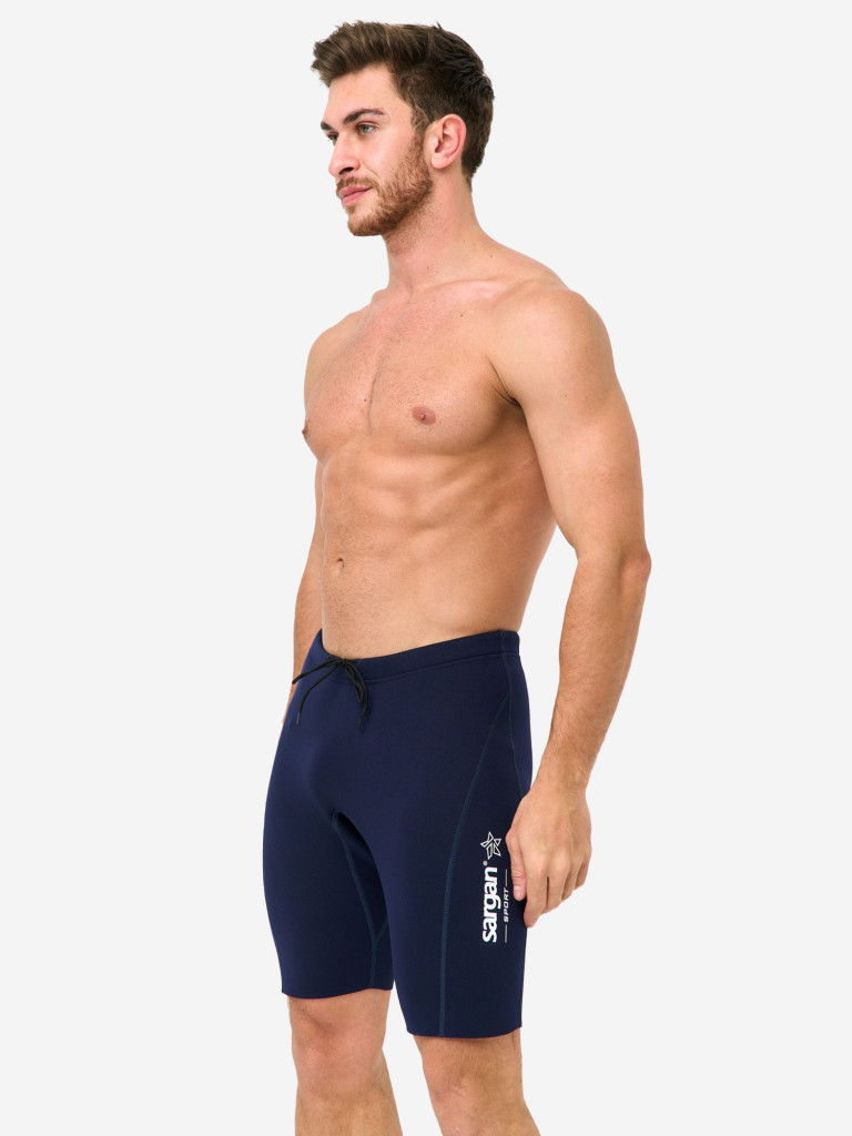 Шорты неопреновые мужские 2мм на затяжке для водного спорта SARGAN Sport