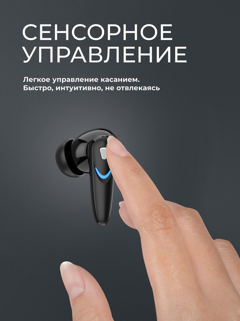 Беспроводные наушники с микрофоном Air Blade, шумоподавление ANC, Gaming, bluetooth 5.4, 470 мАч