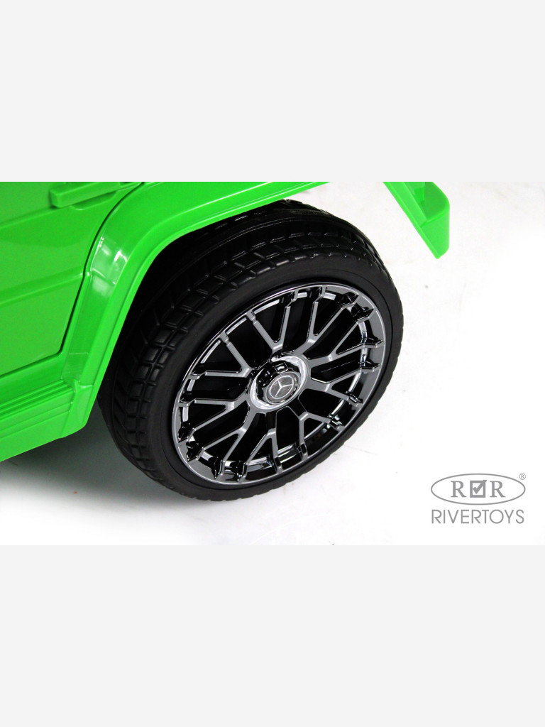 Детский электромобиль RIVERTOYS Mercedes-AMG G63 (G222GG) зеленый