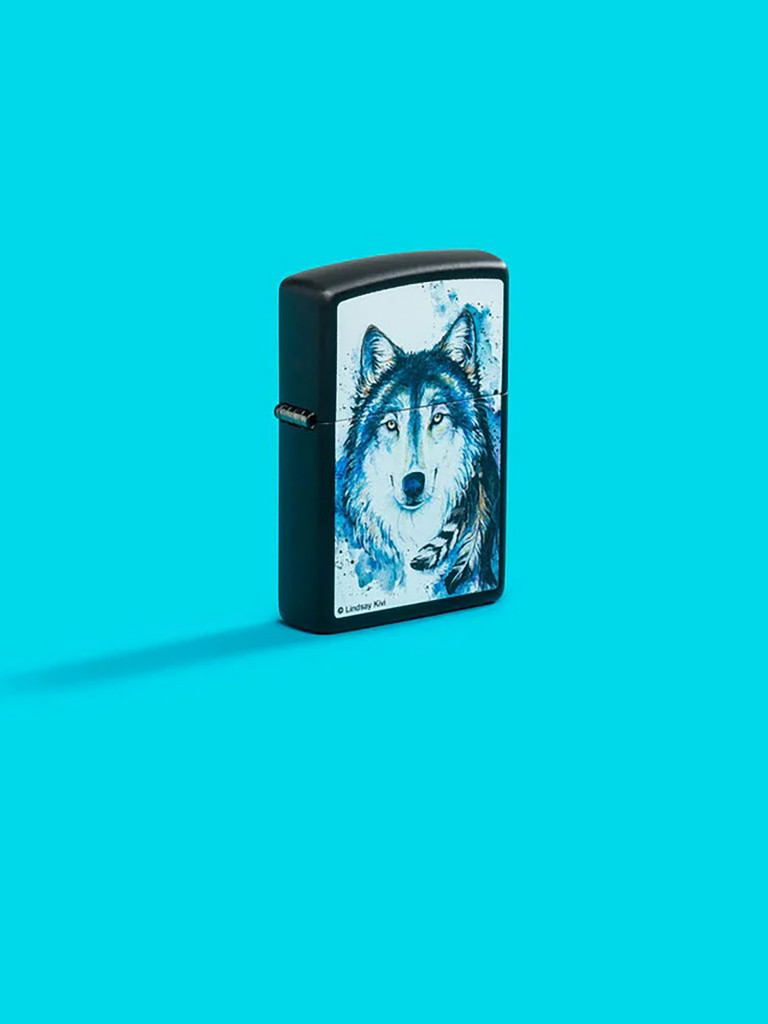 Зажигалка бензиновая ZIPPO 48936 Feed the Good Wolf