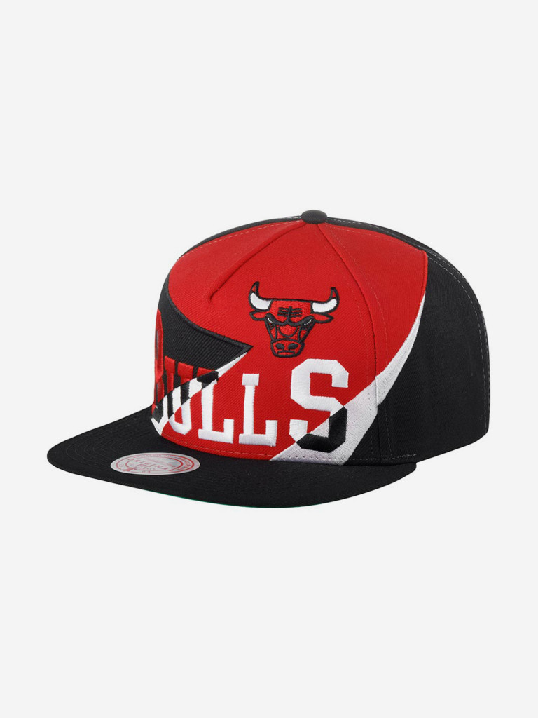 Бейсболка с прямым козырьком MITCHELL NESS HHSS4521-CBUYYPPPRED1 Chicago Bulls NBA