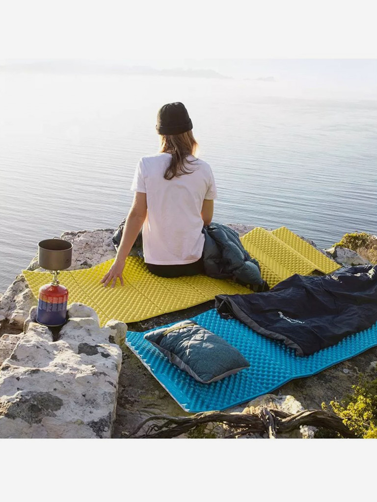 Коврик туристический Naturehike 187х56х2,5 см. IXPE, голубой