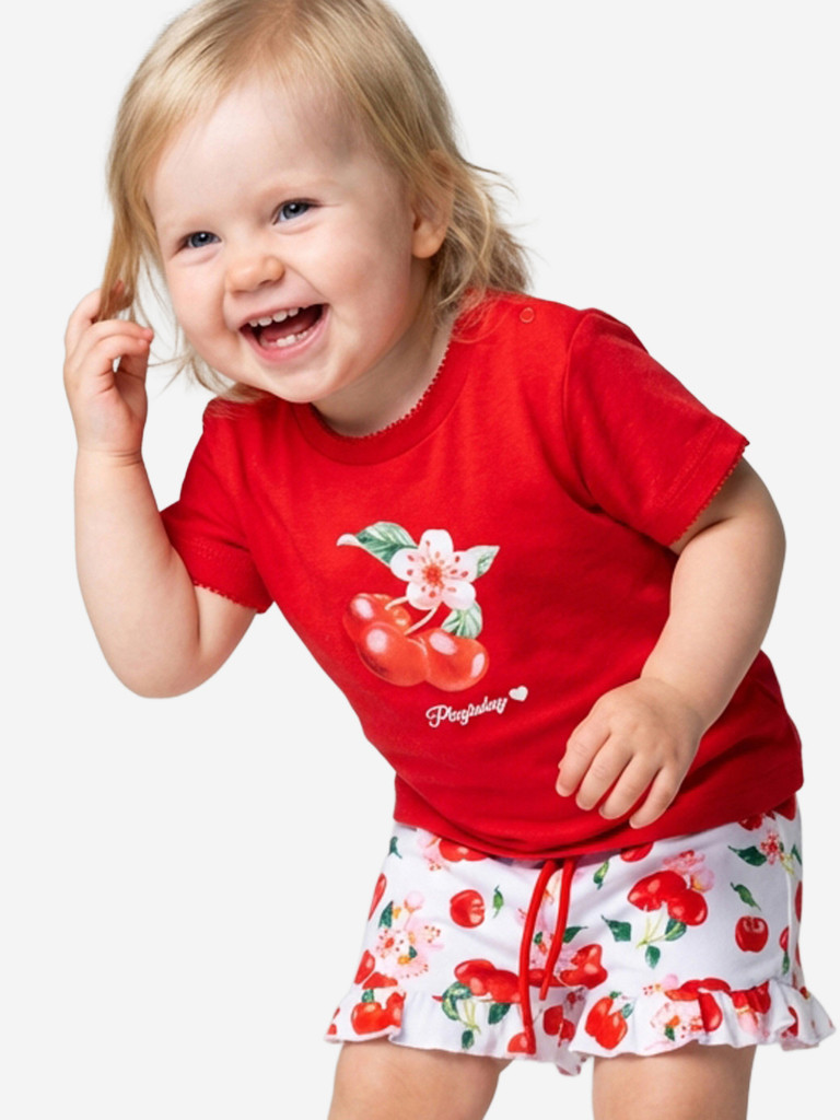 Футболка для девочки, 2 шт в комплекте PlayToday