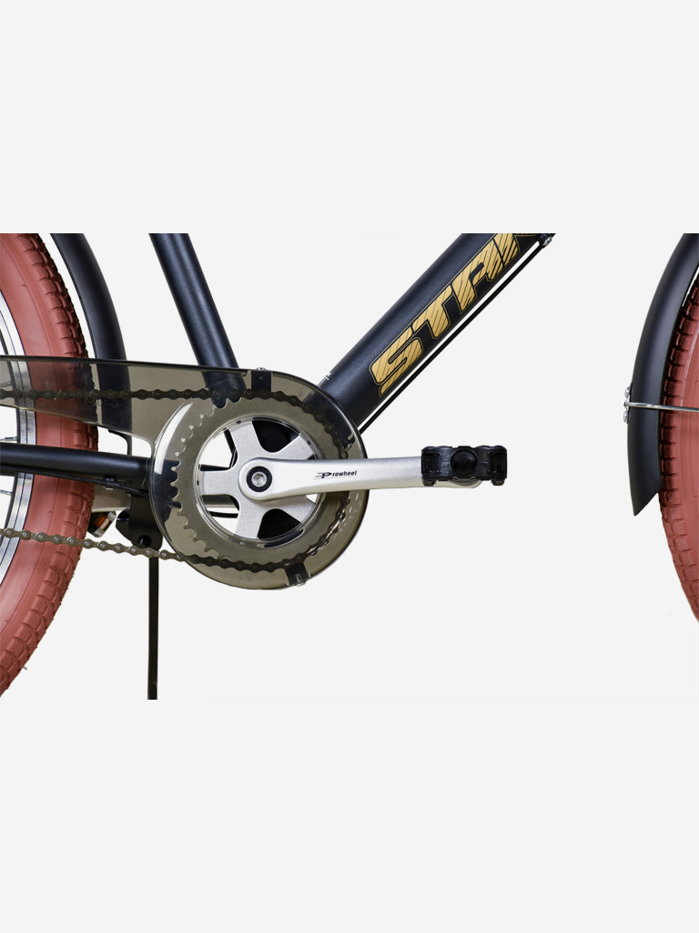 Велосипед Stark'25 Comfort Man 26 темно-серый матовый/песочный S/16"