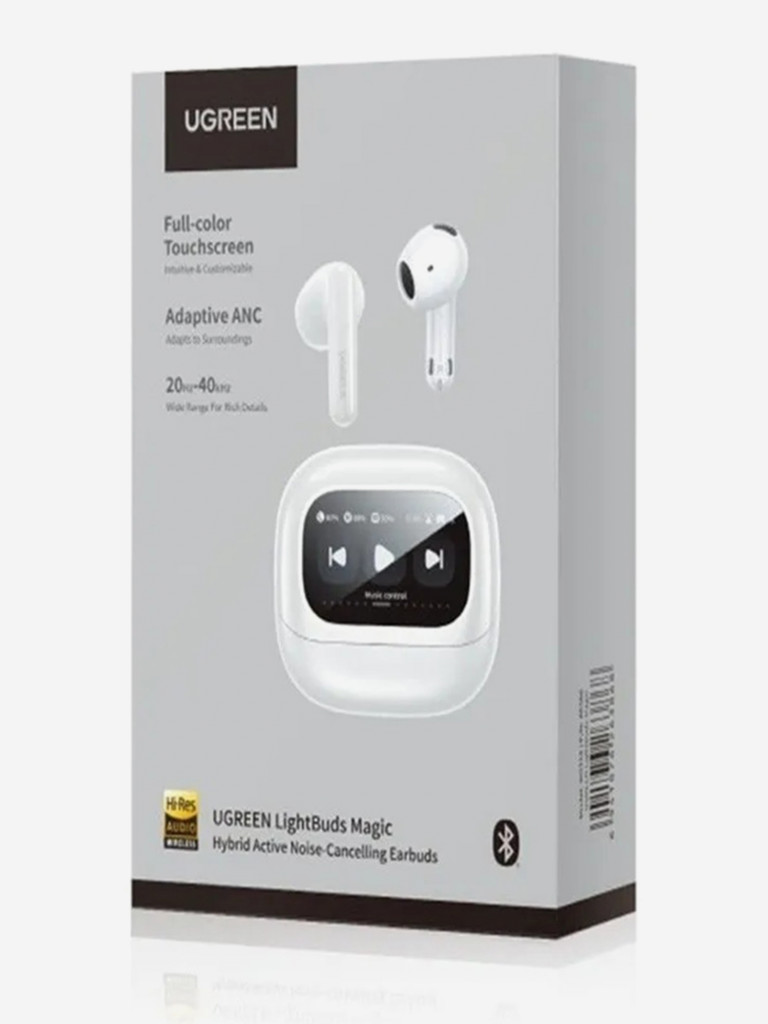 Наушники беспроводные UGREEN WS216 (65386) LightBuds Magic Hibrid ANC Earbuds