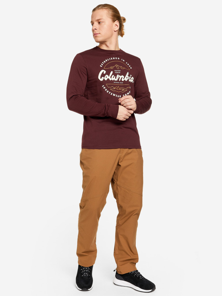 Лонгслив мужской Columbia Blue Reef LS Graphic Tee